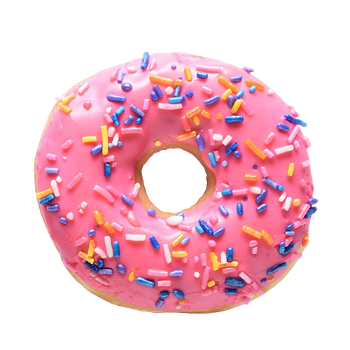 Pink doughnut